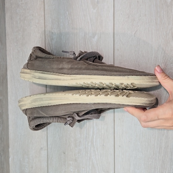 Hey Dude Mens Wally Washed Mud Loafer Slip on shoes sz 13 - Picture 11 of 13